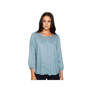 Prana Lace Bayou Blue Robyn Top - Women’s M